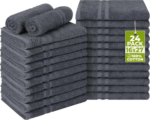 Miniatura 8 de Utopia Towels Toalla de mano de algodón a prueba de blanqueador, 16 x 27 pulgadas, 100% algodón apta para blanqueador, para gimnasio, paquete de 12