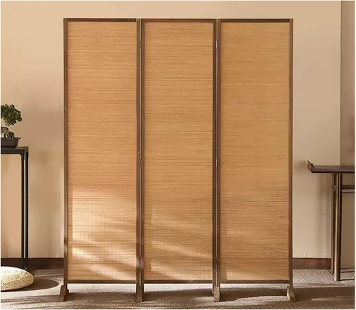 Miniatura 14 de 3 4 5 6 7 8 Panels Room Separator Freestanding Wall Divider for Office/Bedroom/Hotel, Foldable Room Divider Partition Privacy Screen, Wood