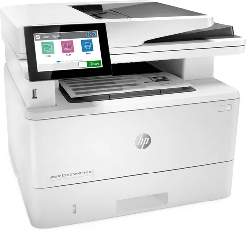 Miniatura 2 de HP LaserJet Enterprise MFP M430f Impresora monocromática todo en uno con Ethernet integrado e impresión de 2 caras (3PZ55A), color blanco, grande
