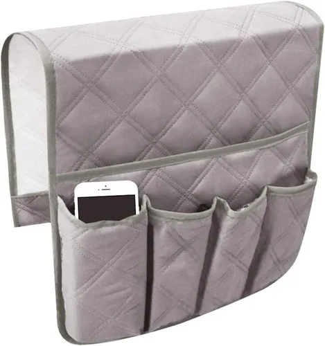 Miniatura 17 de Organizador para sofá, reposabrazos, sillón, sillón, bolsillo de almacenamiento con 8 bolsillos, soporte para control remoto de TV, bolsa de #C