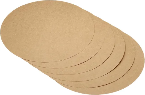 PATIKIL Papel de cartón redondo de 9.8 pulgadas, 20 unidades de círculos de disco en blanco para decoración de fiestas, manualidades, manualidades,
