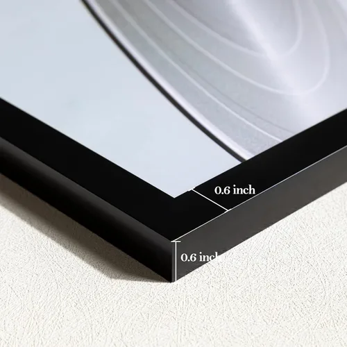 Miniatura 4 de eletecpro Marcos de discos de vinilo de 7 x 7 pulgadas para galería, decoración de pared negra resistente y ligera, marcos LP fáciles de colgar, se