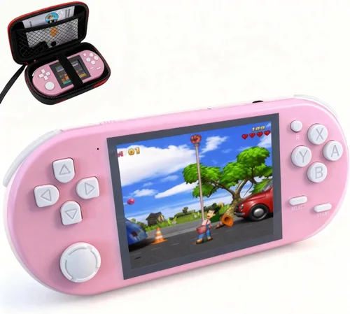 Miniatura 10 de Consola de juegos portátil de 16 bits, pantalla HD de 3 pulgadas, juegos retro 300 en 1, reproductor de videojuegos clásico portátil para niños