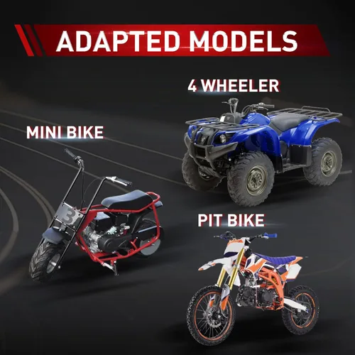 Miniatura 6 de WOOSTAR Motocicleta 420-14T Piñón delantero 0.669 in para 50cc 70cc 90cc 110cc 125cc Dirt Pit Bike Mini Bike ATV 4 ruedas ciclomotor