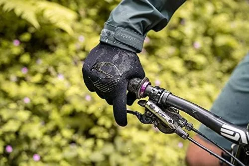 Miniatura 3 de ShowersPass Guantes de punto de punto cruzado unisex transpirables impermeables negro - LG