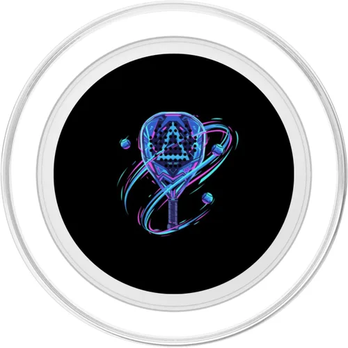 Miniatura 2 de Modern Geometric Padel Racket Paddle Tennis Sport PopSockets PopGrip for MagSafe