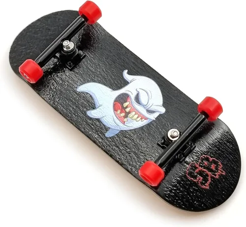 Miniatura 2 de SPITBOARDS® 34mm x 96mm Juego de Diapasón Pro (Completo) Cubierta de Madera Real Camiones Pro con Tuercas de Bloqueo y Bujes Pro Ruedas Pro