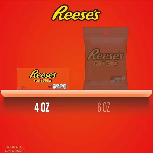 Miniatura 4 de Dulces de mantequilla de cacahuete Reese's Pieces.