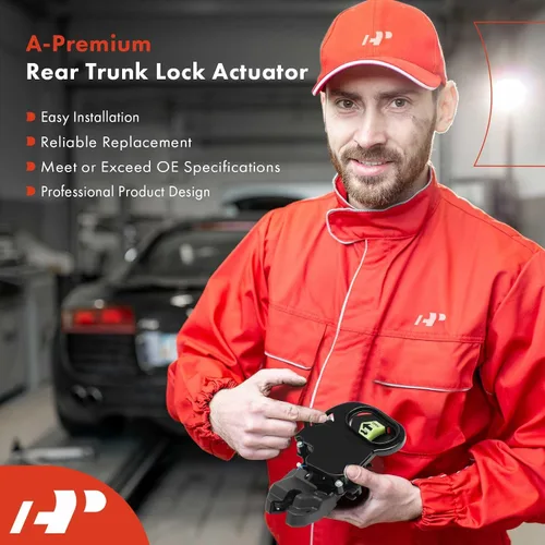 Miniatura 6 de A-Premium Actuador de bloqueo de la tapa del pestillo del maletero del portón trasero compatible con vehículos Acura y Honda - TL 2004-2008, Accord