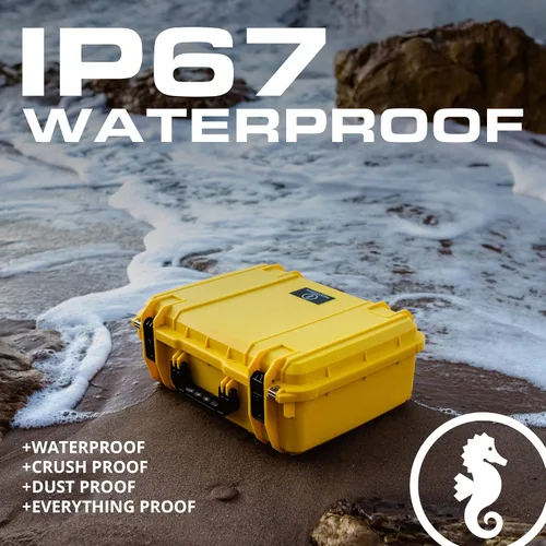 Miniatura 3 de Seahorse 720 - Caja protectora resistente sin espuma, aprobada por la TSA, especificaciones mil, resistente al agua IP67, fabricada en Estados