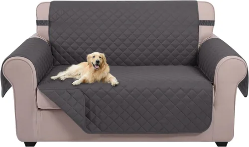 Miniatura 44 de U-NICE HOME Funda de sofá reversible para perros con correas elásticas, resistente al agua, protector de muebles para mascotas, funda de sofá