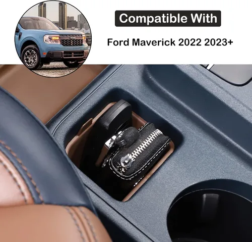 Miniatura 2 de Aunginsy Soporte para tazas de automóvil, almohadilla de ranura de almacenamiento trasera compatible con Ford Maverick 2022-2024, soporte para tazas