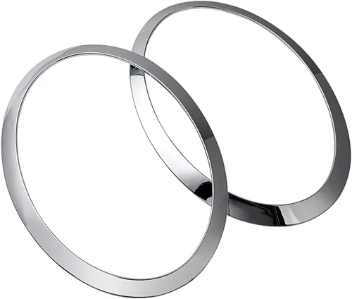 Astra Depot Compatible con MINI Cooper - Anillo envolvente cromado para faros delanteros izquierdo y derecho 2014-2019 2020 2021 2022 2023 F55 F56