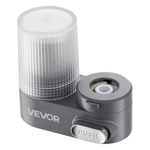 Miniatura 11 de VEVOR Filtro de agua de montaje en grifo, purificador de agua vertical para grifo de fregadero, filtro de fibra de carbono certificado NSF, elimina