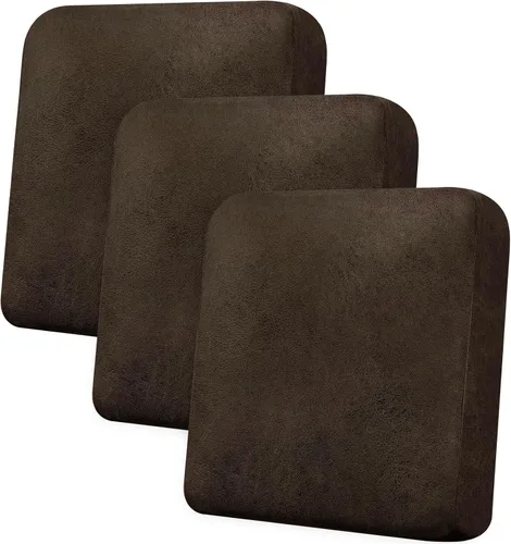 Miniatura 26 de Funda de cojín para sofá con aspecto de cuero, 1 unidad, elástica, para sala de estar, funda de cojín individual para sofá, protector de asiento