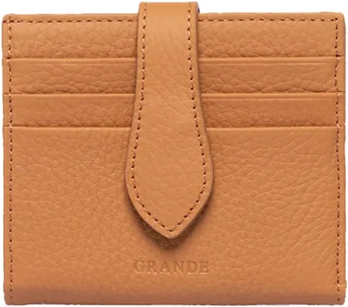 Miniatura 47 de Grande -3803 Cartera unisex, Azul (Iced Blue), Cartera delgada de cuero con cierre a presión pequeño