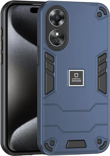 Miniatura 48 de Funda compatible con Huawei Y9 Prime (2019), compatible con Huawei Y9 Prime (2019) 4G STK-L21 2 en 1 [PC duro + TPU], funda de teléfono azul