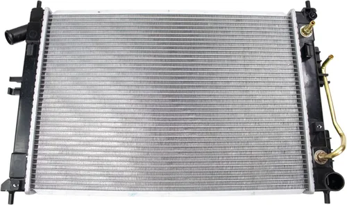 Miniatura 138 de TRQ Radiador de 1 fila de núcleo de aluminio de 26.5 pulgadas de ancho de núcleo compatible con Chevrolet Captiva Sport 2012-2015 Saturn Vue