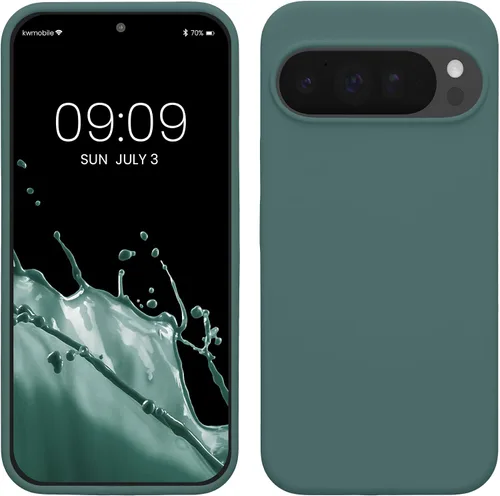 Miniatura 477 de kwmobile Funda Compatible con Google Pixel 6 Pro - Funda de teléfono de silicona TPU con acabado suave - Azul Arrecife