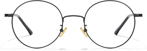 Miniatura 17 de Cyxus Gafas Redondas con Bloqueo de Luz Azul para Hombres y Mujeres, Marco de Alambre, Ultraligeras, Cómodas, para Oficina, Computadora