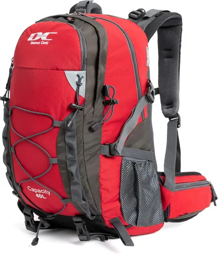 Miniatura 13 de Diamond Candy Mochila de Senderismo Impermeable para Hombres y Mujeres, Mochila Ligera de Día para Viajes y Campamento Waterproof Gris