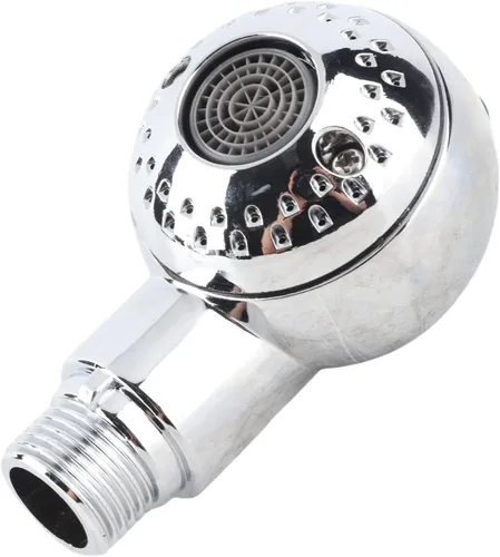 Miniatura 10 de Cabezal de ducha de mano, champú de alta presión, accesorio de cabezal de ducha con un boquilla de filtro de acero inoxidable, botón de ajuste de 2