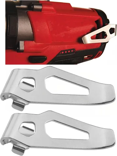 Miniatura 4 de 2 ganchos de clip para cinturón compatibles con Milwaukee M12 12V Impact Driver Hammer Drill Herramientas eléctricas piezas de repuesto con 2
