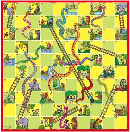 Miniatura 3 de Juego de mesa Ludo serpientes y escaleras.(versión en inglés)