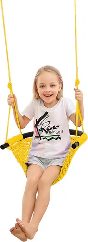 Miniatura 14 de JKsmart Columpio para niños pequeños, columpio para niños, juego de columpios seguros para niños, perfecto para interiores, exteriores, patio