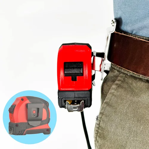 Miniatura 4 de Soporte de taladro con clip para cinturón de herramientas, funda con clip para cinturón de herramientas para soporte de cinta métrica, funda