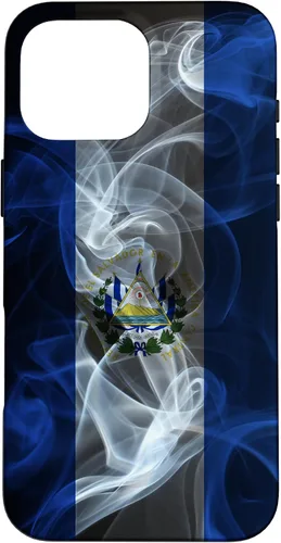 Miniatura 19 de Funda para iPhone 12/12 Pro Smoky El Salvador Bandera - Funda de Orgullo Salvadoreño Estilo Humo