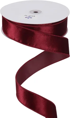 Miniatura 19 de MEEDEE Cinta de terciopelo verde musgo, 1.5 pulgadas, 25 yardas, terciopelo triturado, cinta de Navidad para árbol, coronas, lazos Verde Oliva