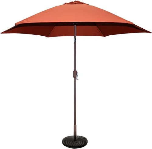 Miniatura 7 de Paraguas de mercado Tropishade 9 ft Bronce de aluminio con cover Beige de poliéster, Beige