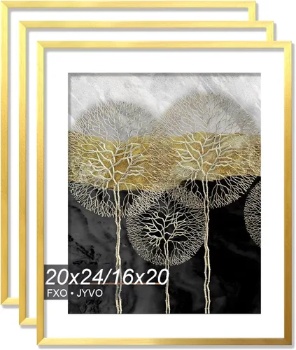 Miniatura 67 de Fxojyvo Marco de Fotos de 4x6, Muestra Foto de 3.5x5 con Paspartú o 4 x 6 Sin Paspartú, Liviano y de Alta Transparencia Marco de 4 por 6 para Pared