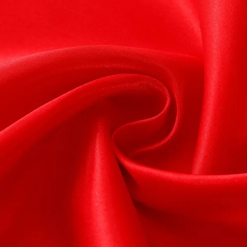 Miniatura 6 de Horbaunal - Juego de 12 caminos de mesa de satén rojos de 12 x 108 pulgadas, caminos de mesa suaves para bodas, banquetes y fiestas de cumpleaños