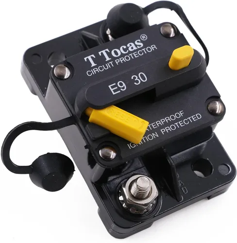 Miniatura 29 de E69 Interruptor de circuito de 10 A T3 con restablecimiento manual Mini de montaje en superficie IP66 Interruptor conmutable de 10 A