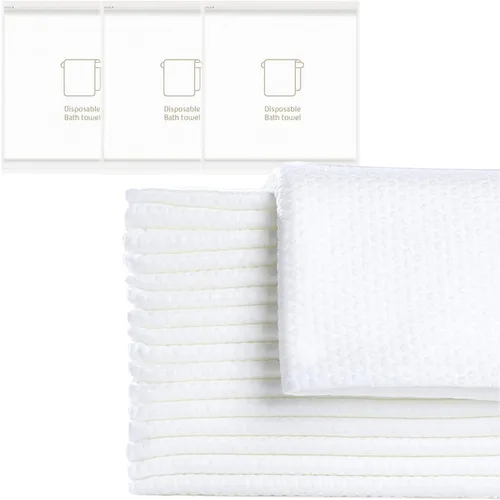 Toalla de baño desechable, toallas de ducha grandes, paquete portátil para viajes, hotel, viajes, campamento. Toallas de cuerpo de lujo suaves y