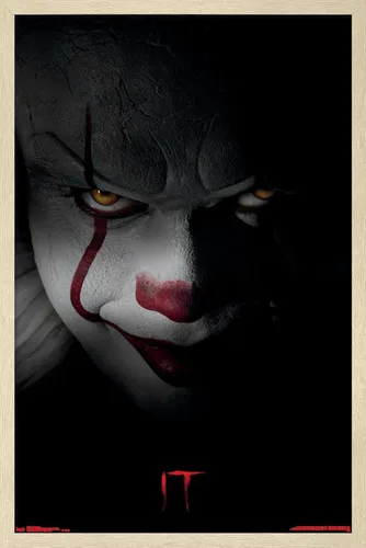 Miniatura 7 de Trends International IT-Pennywise - Póster de pared, 14.725 x 22.375 pulgadas, versión enmarcada de madera de granero
