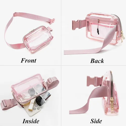 Miniatura 4 de Bolso cruzado para mujeres y hombres, bolsa ligera para viajes, senderismo, ciclismo, bolso cruzado antirrobo, color negro