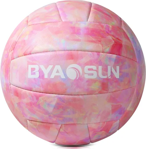 Miniatura 16 de Soft Official Volleyball for Indoor Outdoor Beach, Size 5 Training Volleyball for Beginner Teenager Adult Rosa/Azul/Pureple