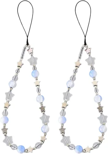 Miniatura 11 de Beaded Phone Charm Cute Fixed Beads Pearl Wristlet Chain Camera Wrist Strap CarKey Lanyard