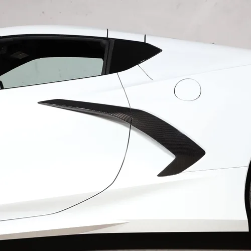 Miniatura 3 de Cubierta para manija de puerta de automóvil para Chevrolet Corvette C8 Stingray Z06 2020-2025, accesorios de decoración de puerta de ventilación