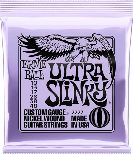 Miniatura 6 de Ernie Ball Regular Slinky - Cuerdas de guitarra eléctrica de níquel enrollado, 6 unidades, calibre 10-46 Regular (38-56)