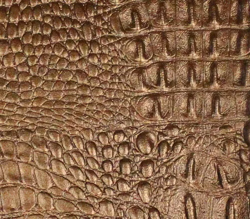 Miniatura 7 de Tela de vinilo con patrón de cocodrilo, cuero sintético para tapicería, 54 pulgadas de ancho, vendido por yarda (negro)