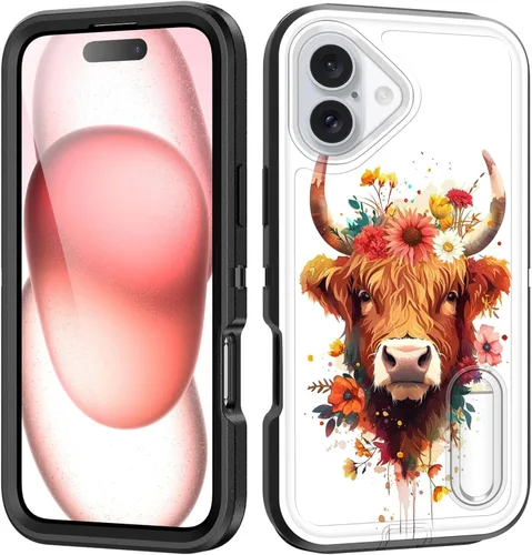 Miniatura 149 de Funda para iPhone Air con soporte integrado, a prueba de golpes, polvo y caídas, 3 capas, grado militar, funda protectora para iPhone Air de 6.5