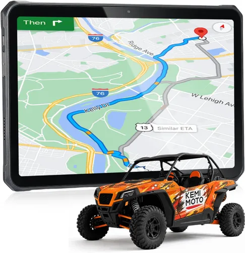 MUNBYN Tablet resistente ILT02 de 11 pulgadas, tablet Android 14 UTV, 16 GB+128 GB con GPS, IP68 a prueba de clima, cámara dual de 32 MP+48 MP, 4G