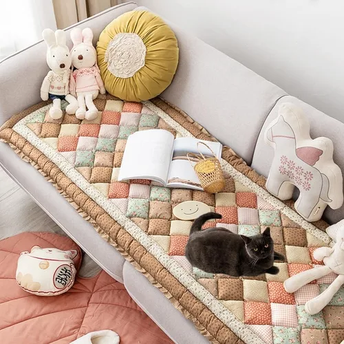 Miniatura 9 de Fundas mullidas para sofá de mascotas, protector de sofá para perros, cojín de algodón grueso, funda de sofá para mascotas, funda de sofá para cama