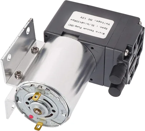 Miniatura 2 de bomba de vacío 12V, bomba de vacío eléctrica del compresor de aire de la succión del vacío de DC 5L/min 120kpa mini bomba de vacío