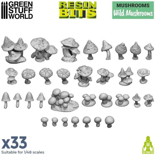 Miniatura 2 de Green Stuff World para Modelos y Miniaturas - Wild Hongos 11608