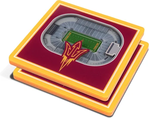 Miniatura 36 de YouTheFan NCAA - Posavasos con vista de estadio en 3D